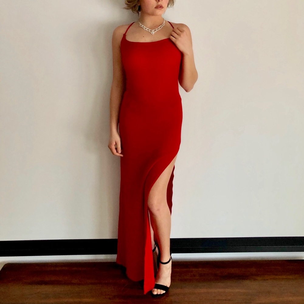 Red prom dress